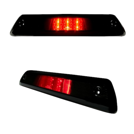 09-14 F150 RED LED 3RD BRAKE LIGHT KIT W/WHITE LED CARGO LIGHTS SMOKE